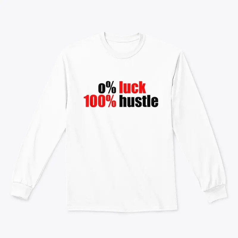 0% luck 100% hustle